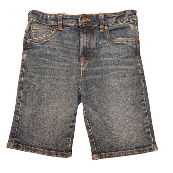 Lucky Brand Kids Classic Straight Stretch Blue Jean Shorts – Size 12 - Picture 1 of 4